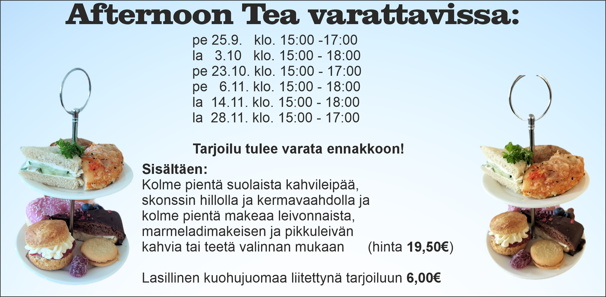 Katso hinnastosta